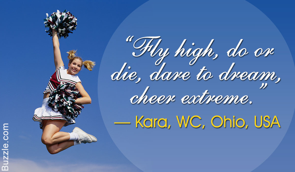 Cheerleading Motivational Quotes
 Zealous Cheerleading Quotes to Create Winning Moments