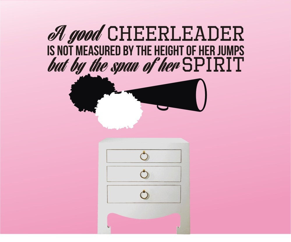 Cheerleading Motivational Quotes
 Inspirational Cheerleading Quote Pom Poms and by SkywayWalls