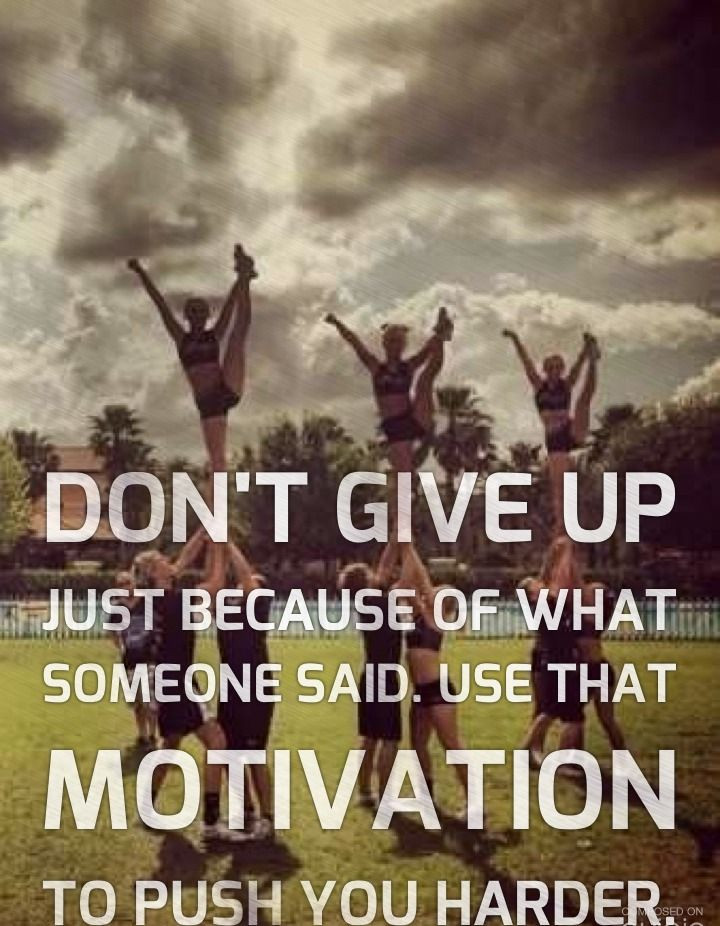 Cheerleading Motivational Quotes
 Cheer Quotes Motivation QuotesGram