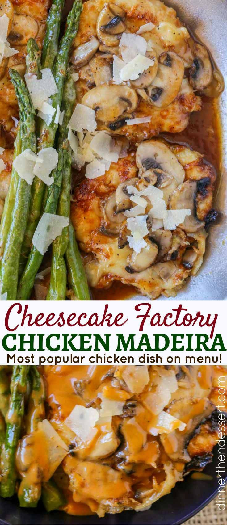 Cheesecake Factory Chicken Marsala Recipe
 Cheesecake Factory Chicken Madeira with chicken breasts