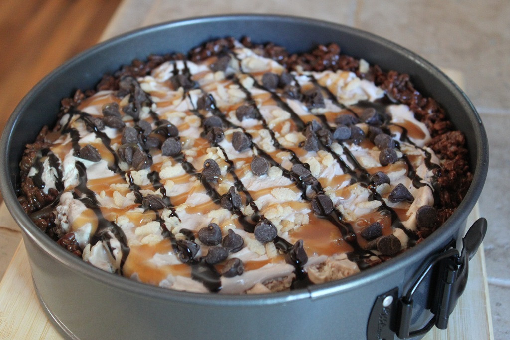 Cheesecake Recipe Springform Pan
 Chocolate Rice Krispie Ice Cream Cake