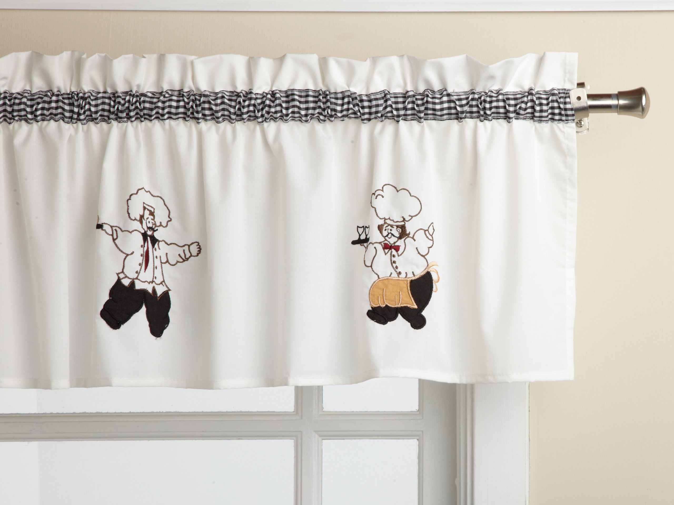 chef design kitchen curtains