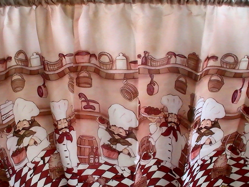 Chef Kitchen Curtains
 Fat Chefs Bistro Kitchen Cafe Curtains JCPenney Curtains