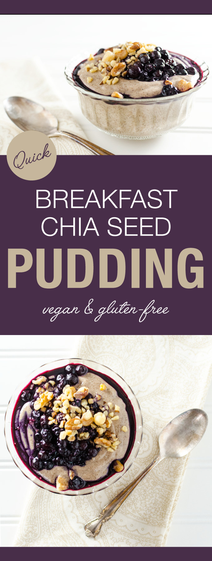 Chia Seed Breakfast Recipes
 Quick Breakfast Chia Seed Pudding