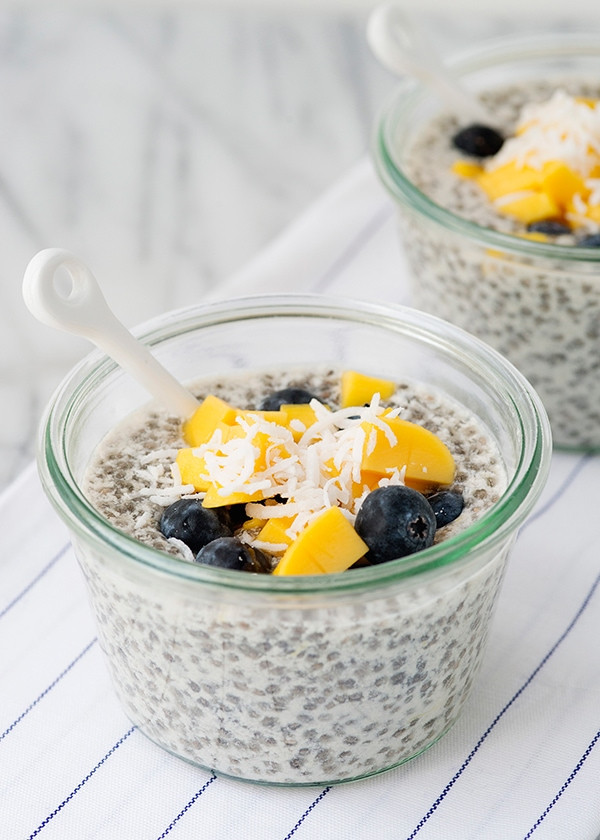 Chia Seed Breakfast Recipes
 Chia Seed Pudding with Mango and Blueberry Baked