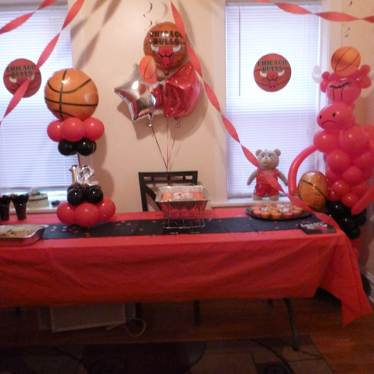 Chicago Birthday Party Ideas
 19 best images about Chicago Bulls Birthday on Pinterest