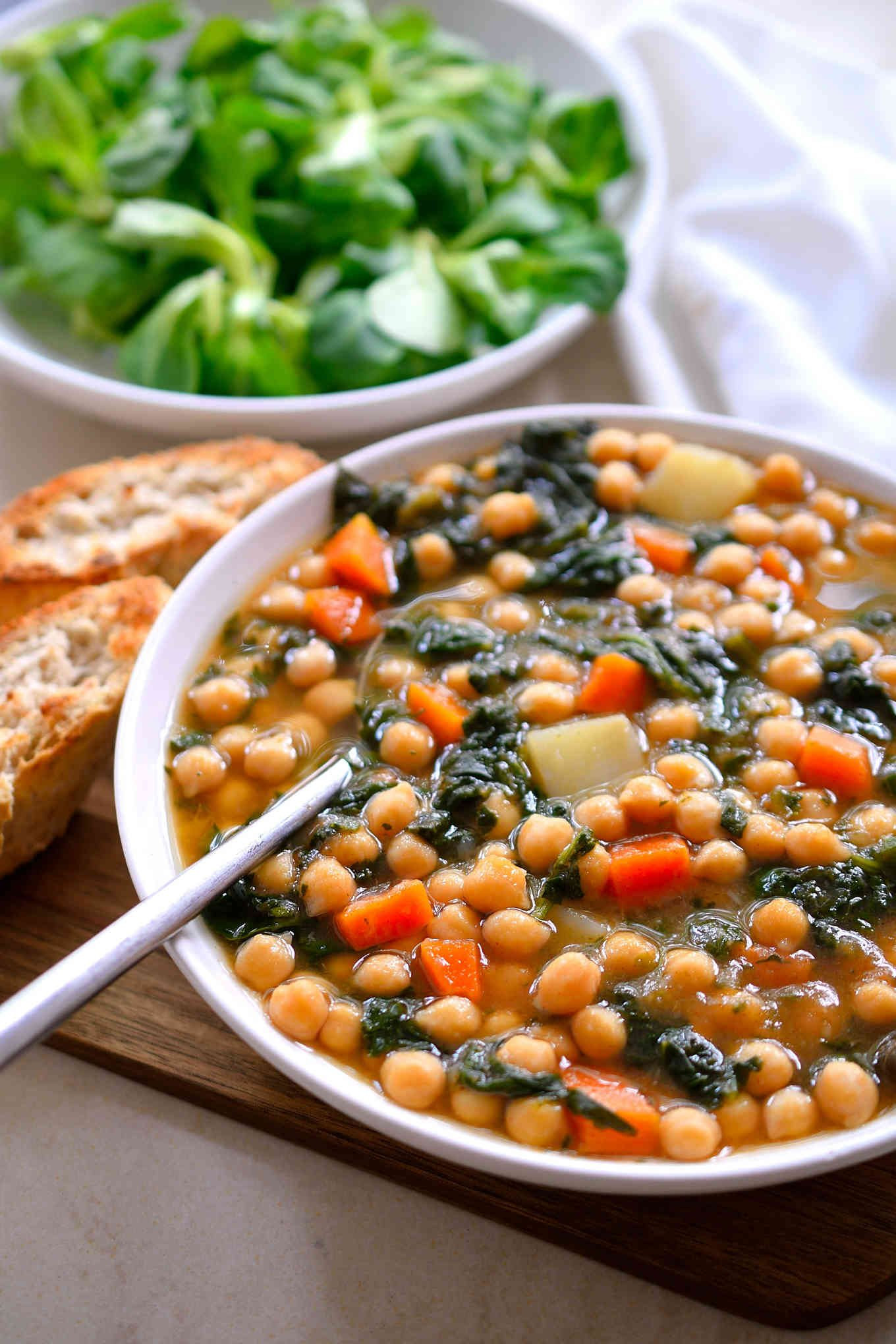 Chick Pea Stew
 Spanish Chickpea Stew