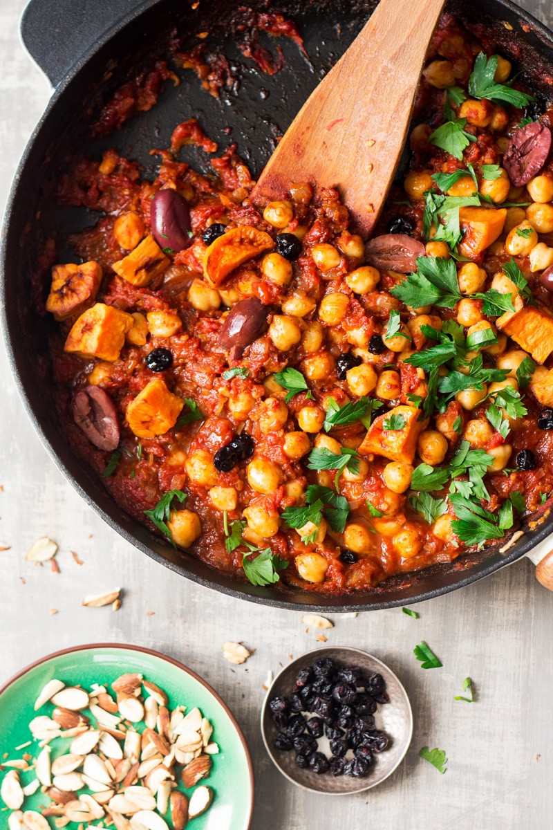 Chick Pea Stew
 Moroccan chickpea stew Lazy Cat Kitchen