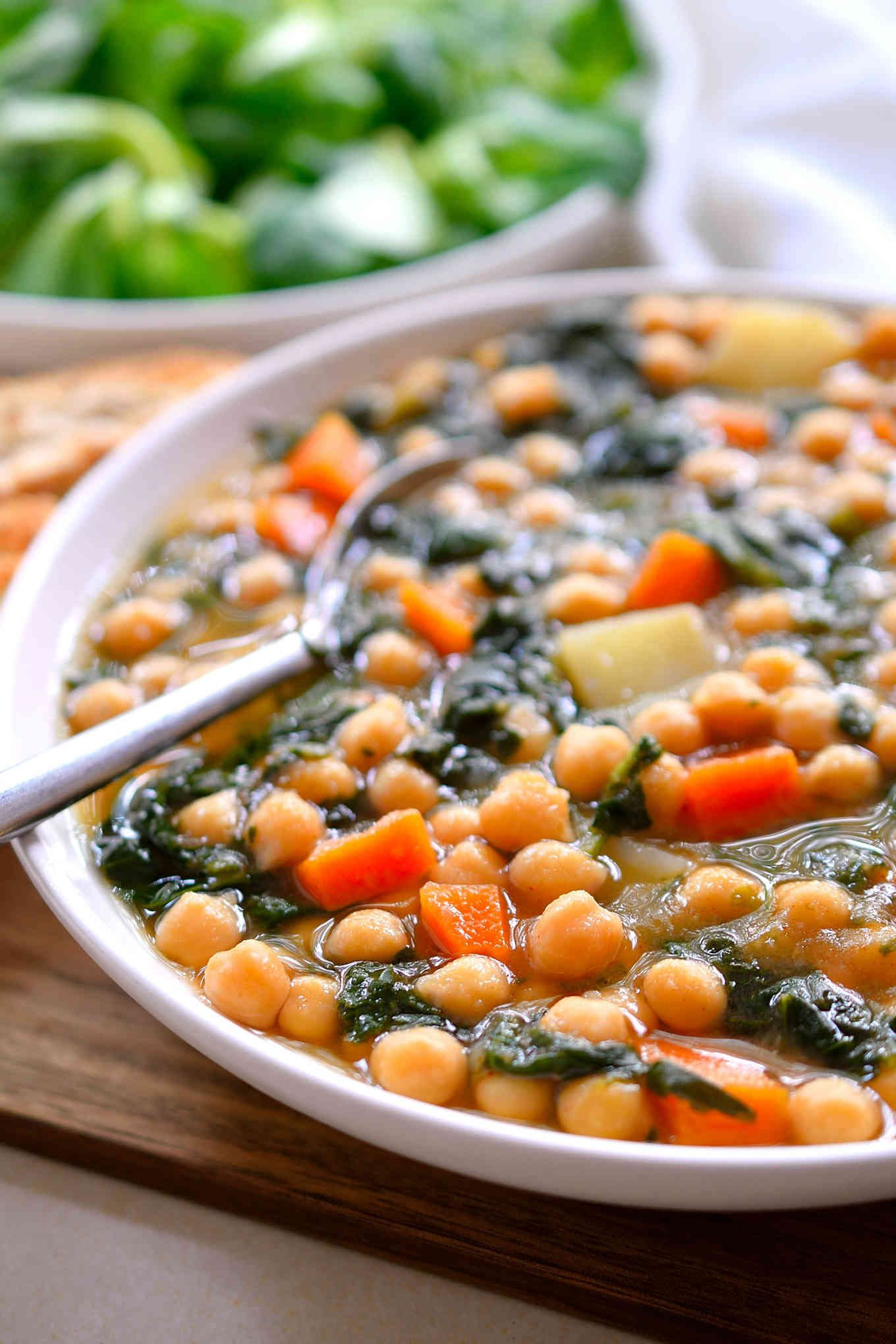 Chick Pea Stew
 Spanish Chickpea Stew