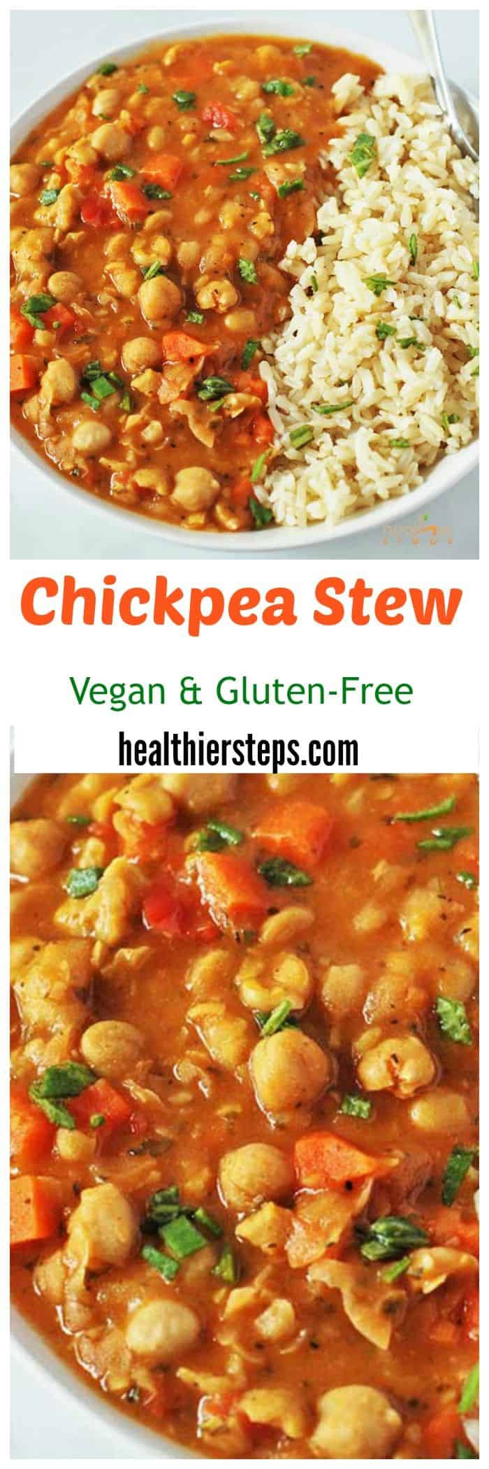 Chick Pea Stew
 Chickpea Stew Vegan Gluten free