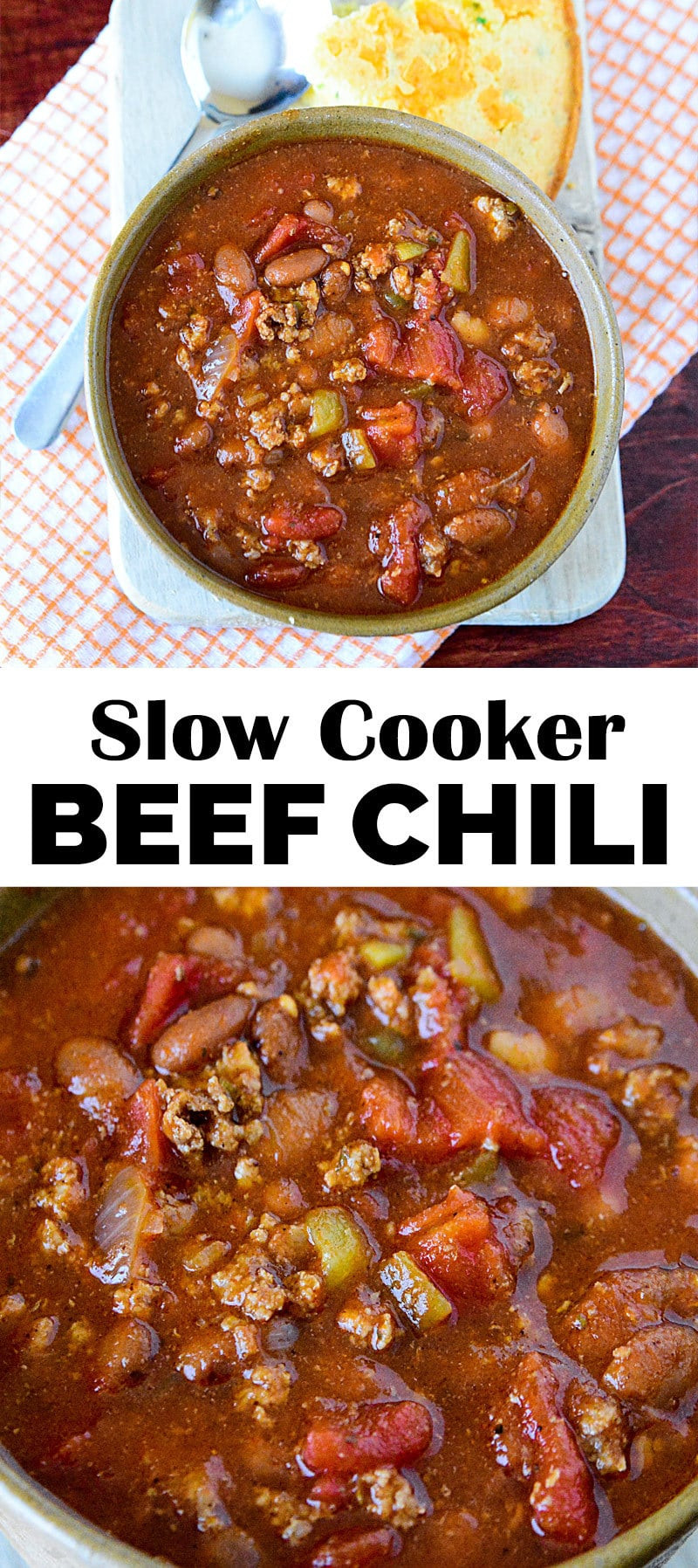 Chicken And Beef Chili
 Slow Cooker Beef Chili Recipe