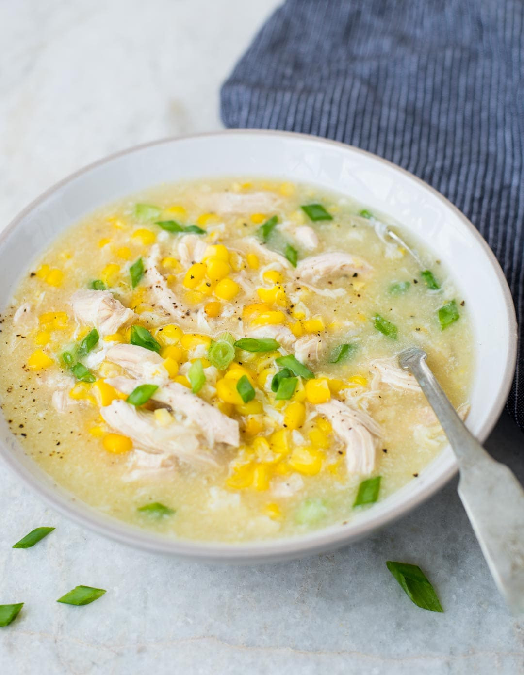 Chicken And Corn Soup
 SWEET CORN CHICKEN SOUP Instant Pot and Stove Top