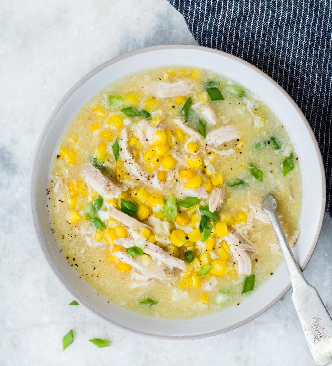Chicken And Corn Soup
 SWEET CORN CHICKEN SOUP Instant Pot and Stove Top