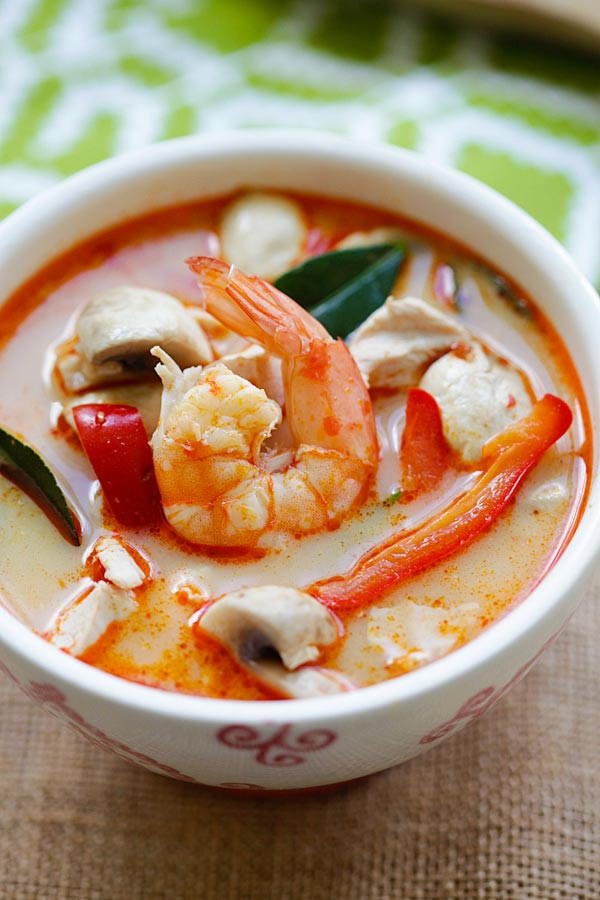 Chicken And Shrimp Soup
 Thai Coconut Chicken & Shrimp Soup