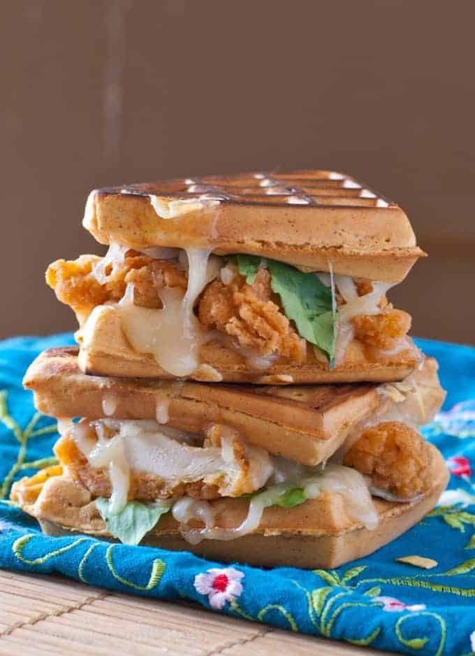 Chicken And Waffles Sandwich
 Waffle Grilled Cheese Fried Chicken Sandwich Betsylife