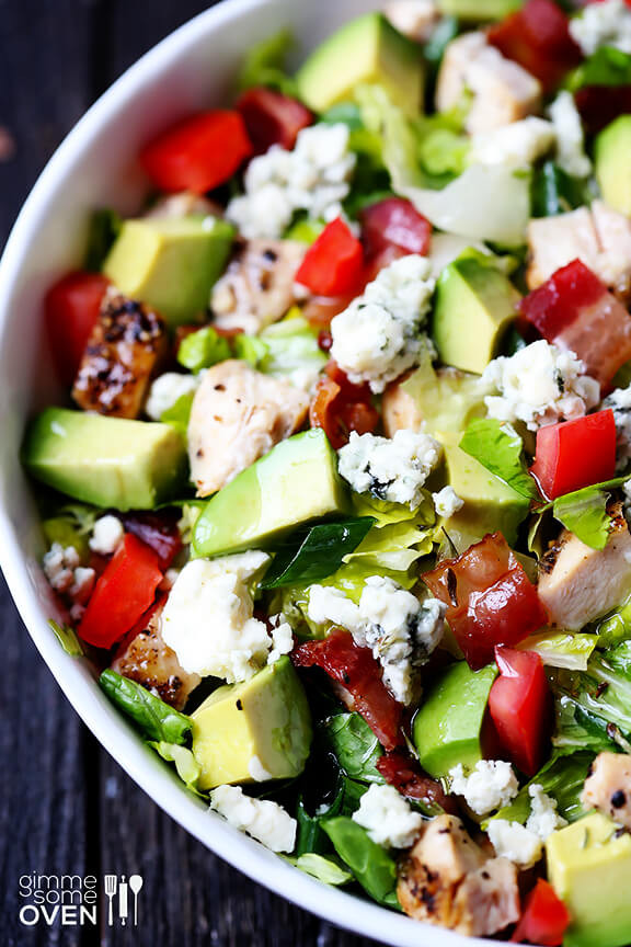 Chicken Bacon Avocado Salad
 Chicken Bacon & Avocado Chopped Salad