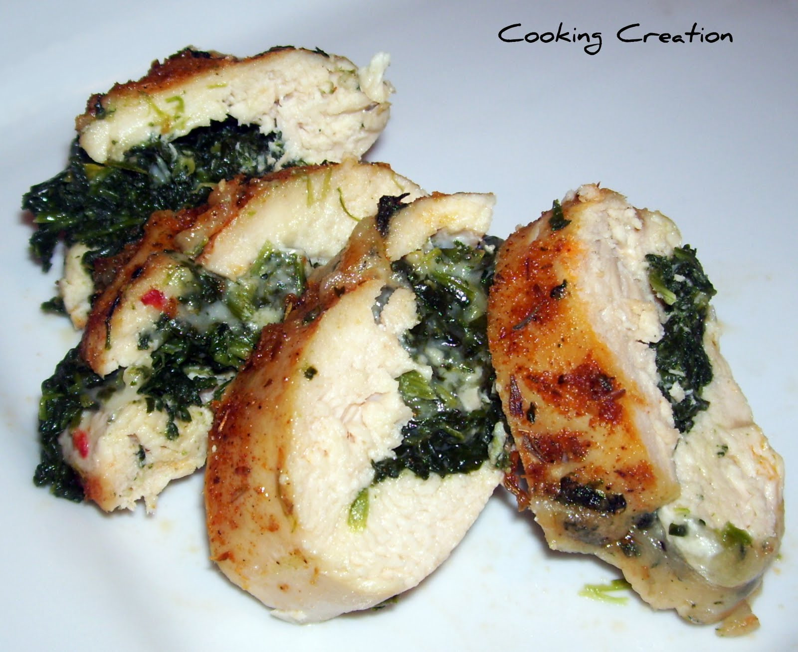 Chicken Breasts Stuffed With Spinach And Cheese
 Spinach and Cheese Stuffed Chicken