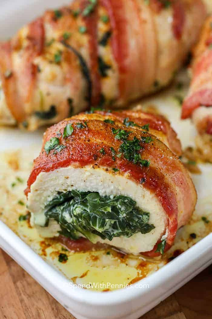 Chicken Breasts Stuffed With Spinach And Cheese
 Spinach Stuffed Chicken Breast Cooking with Cannabis