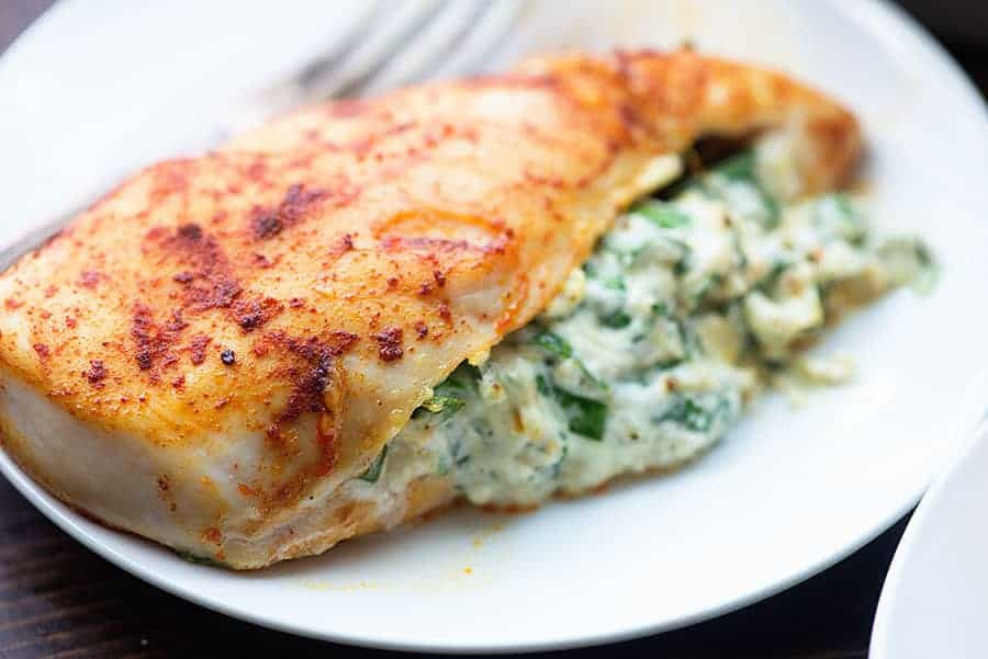 Chicken Breasts Stuffed With Spinach And Cheese
 Spinach Stuffed Chicken Breasts a healthy low carb