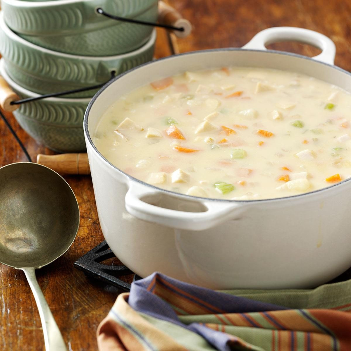 Chicken Chowder Soup
 Cheesy Chicken Chowder Recipe