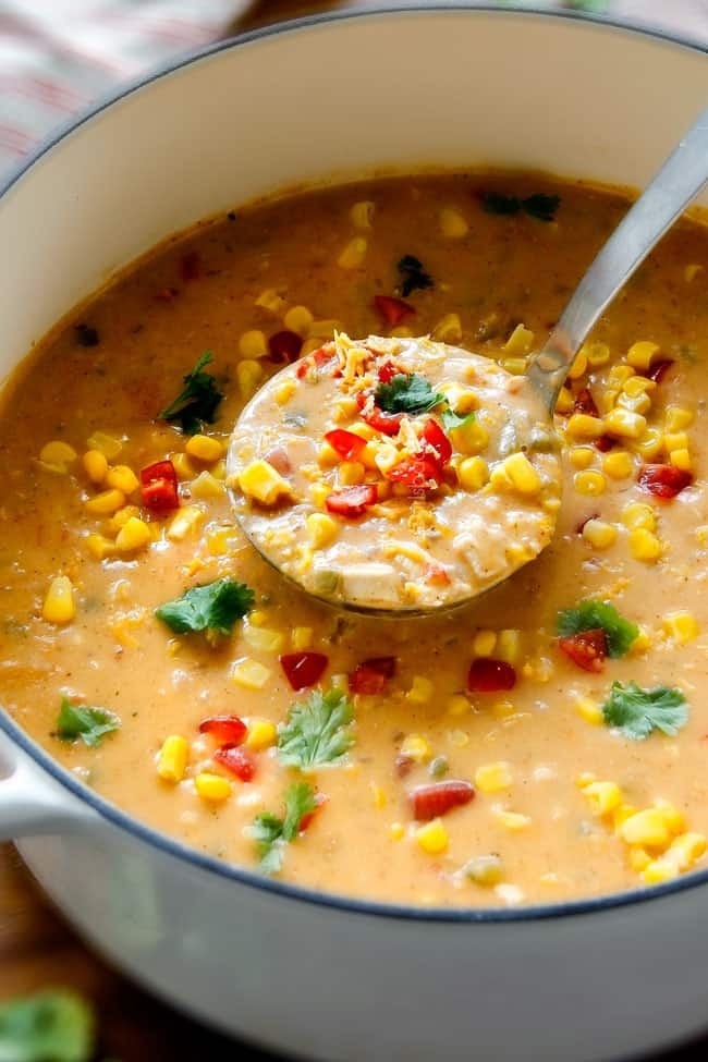 Chicken Chowder Soup
 Creamy Mexican Chicken Corn Chowder 30 Minutes