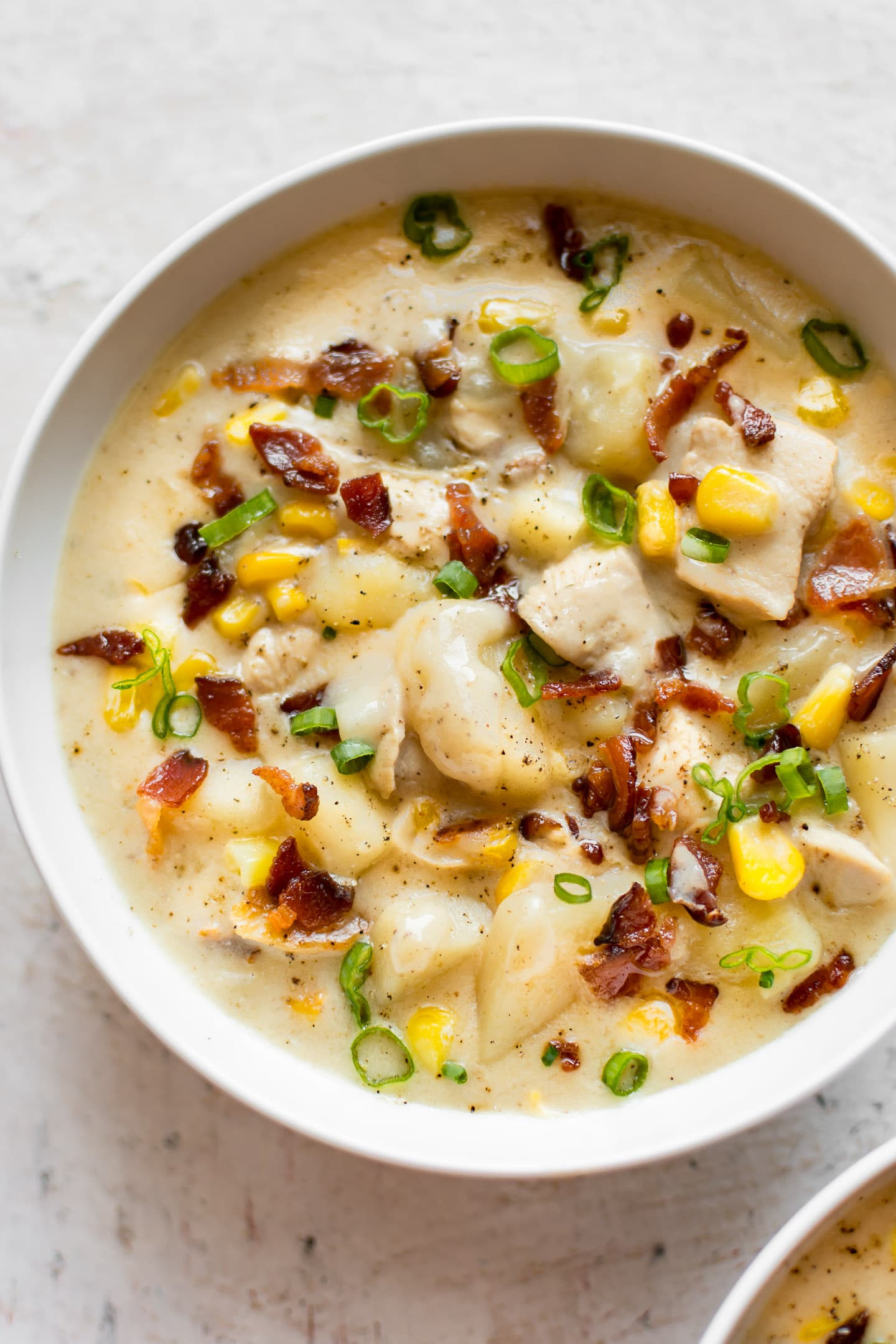 Chicken Chowder Soup
 Easy Chicken and Corn Chowder • Salt & Lavender