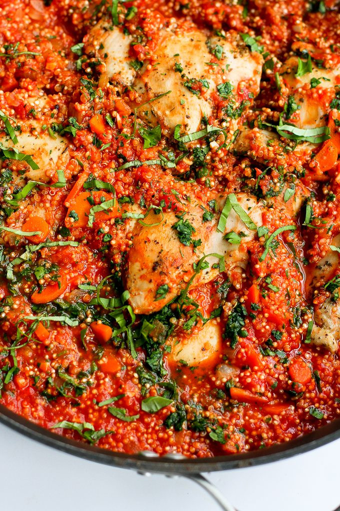 Chicken Italian Recipes
 e Pot Italian Chicken & Quinoa Recipe Cookin Canuck
