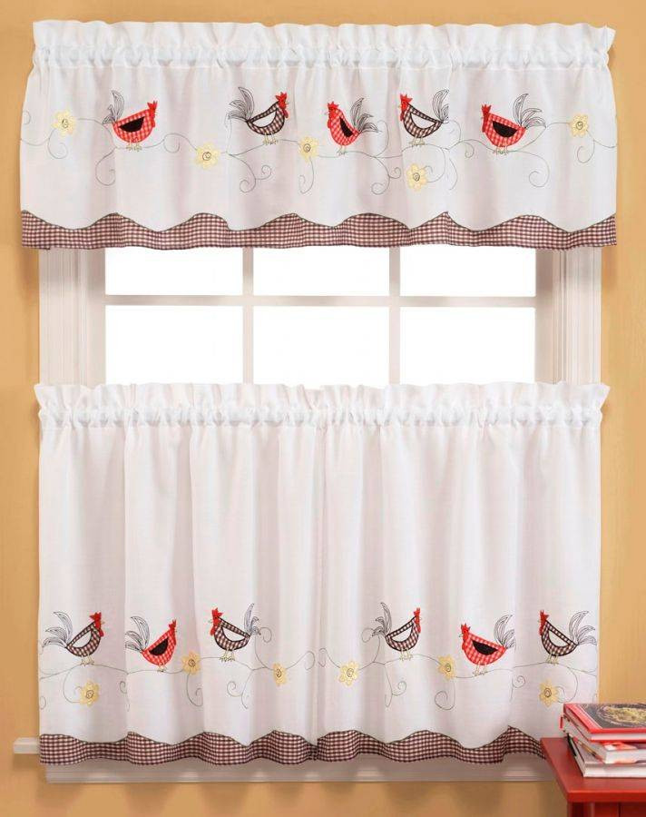 Chicken Kitchen Curtains
 20 Useful Ideas Rooster Kitchen Curtains As Part