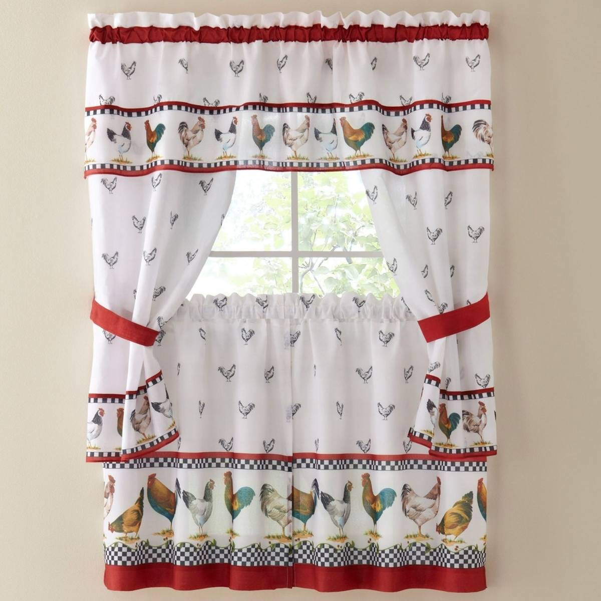 Chicken Kitchen Curtains
 20 Useful Ideas Rooster Kitchen Curtains As Part