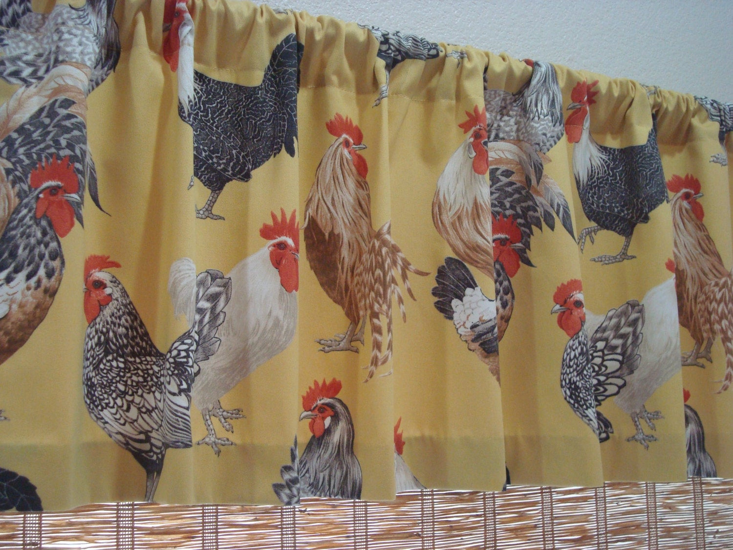 Chicken Kitchen Curtains Lovely P Kaufmann Curtains Rooster Kitchen Curtain Kitchen Valance Of Chicken Kitchen Curtains 