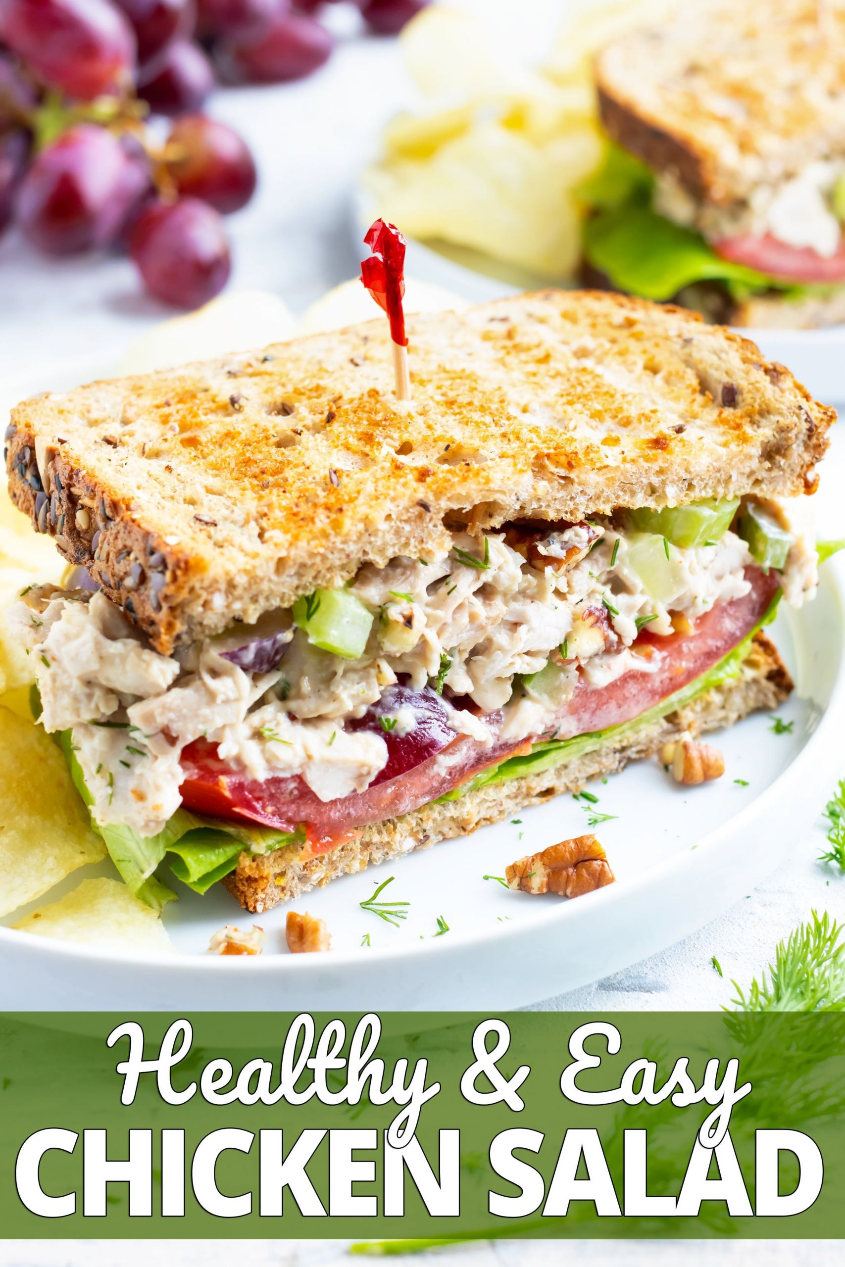 Chicken Salad Sandwich Recipe With Grapes And Pecans
 Chicken Salad with Grapes Recipe
