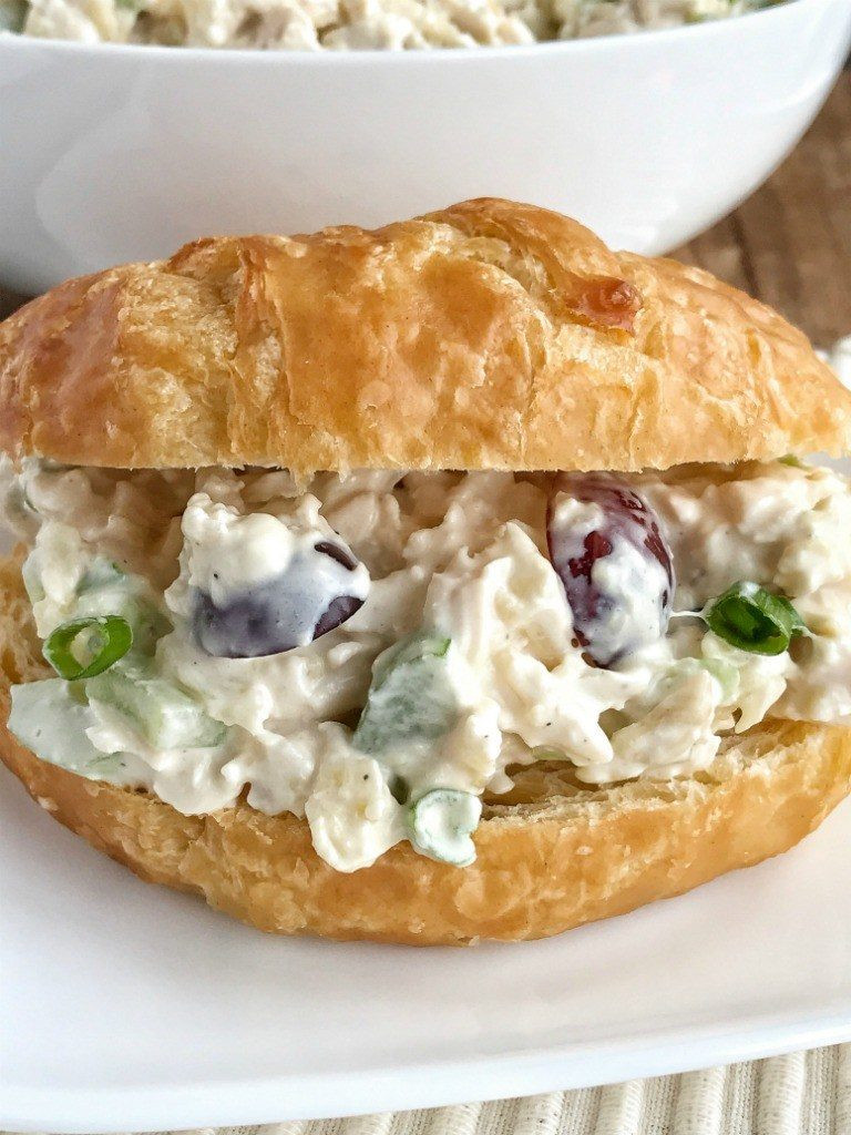 Chicken Salad Sandwich Recipe With Grapes And Pecans
 Delicious Chicken Salad Sandwich With Grapes Recipe