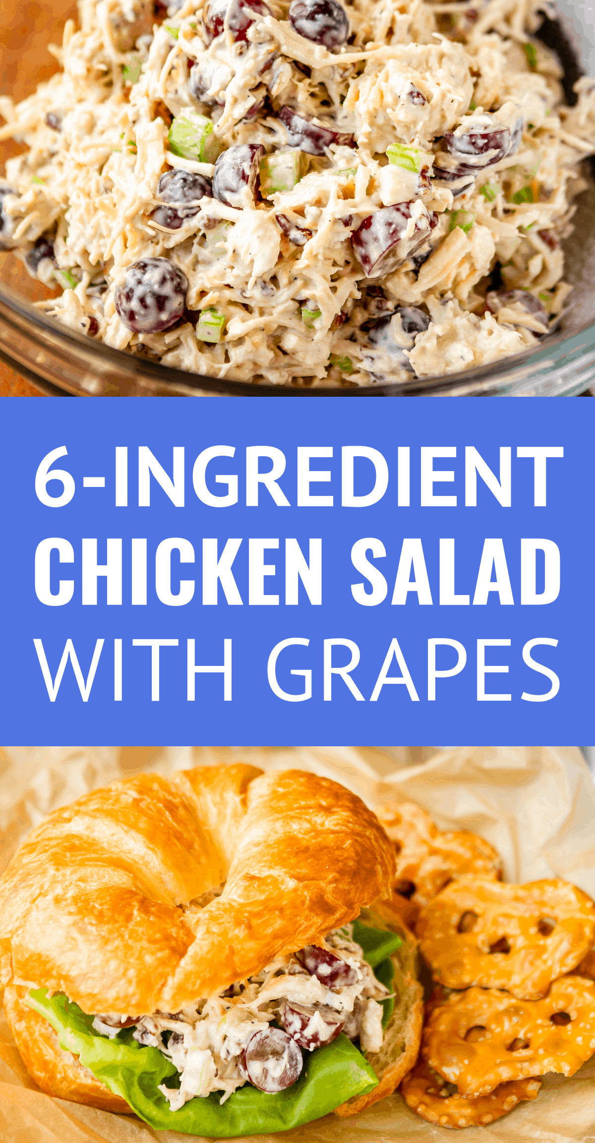 Chicken Salad Sandwich Recipe With Grapes And Pecans
 Chicken Salad With Grapes And Pecans 6 Ingre nts