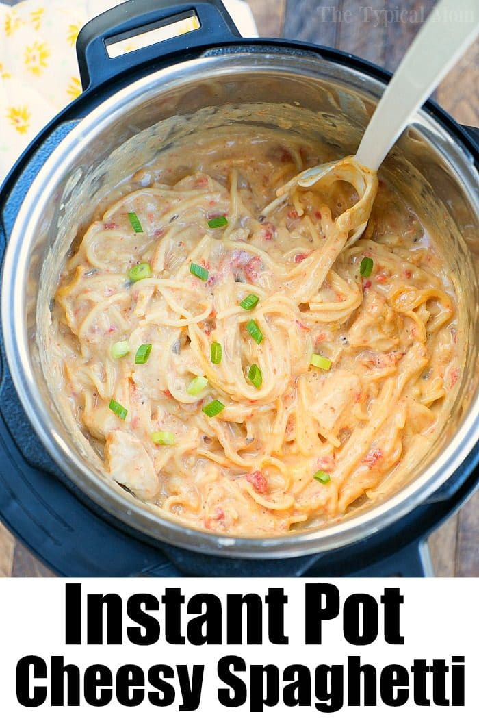 Chicken Spaghetti Instant Pot
 Easy Instant Pot Pressure Cooker Cheesy Chicken Spaghetti