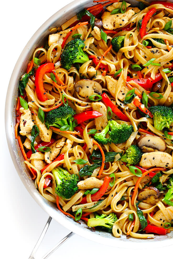 Chicken Stir Fry With Noodles Recipe
 30 Minute Sesame Chicken Noodle Stir Fry