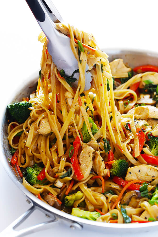 Chicken Stir Fry With Noodles Recipe
 30 Minute Sesame Chicken Noodle Stir Fry