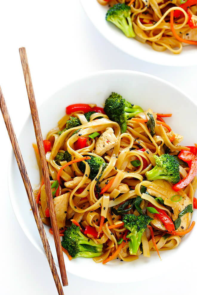 Chicken Stir Fry With Noodles Recipe
 30 Minute Sesame Chicken Noodle Stir Fry