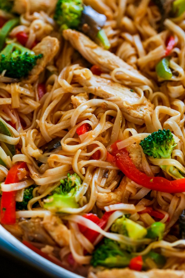 Chicken Stir Fry With Noodles Recipe
 Chicken Stir Fry with Rice Noodles 30 minute meal