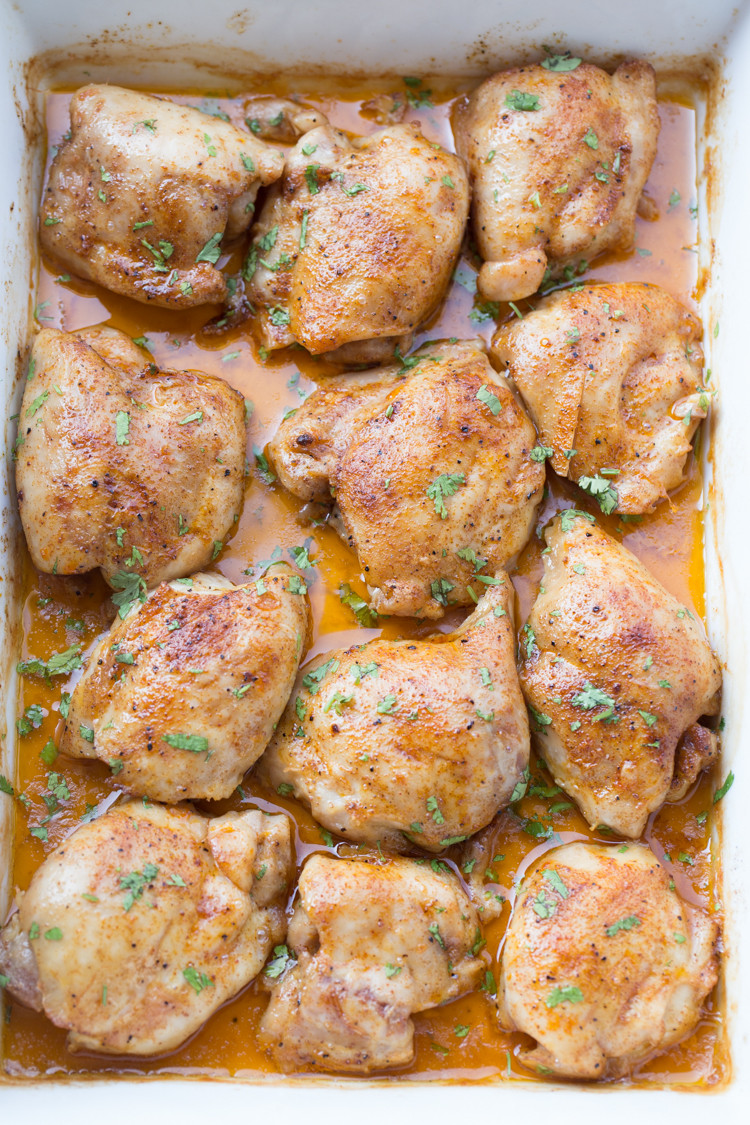 Chicken Thighs Casserole Recipe
 Easy Baked Chicken Thighs Valentina s Corner