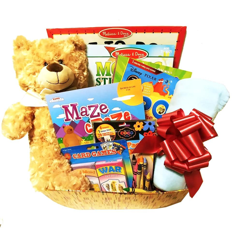 Child Get Well Gift Baskets
 Kids Get Well Bed Rest Gift Basket for Boys and Girls