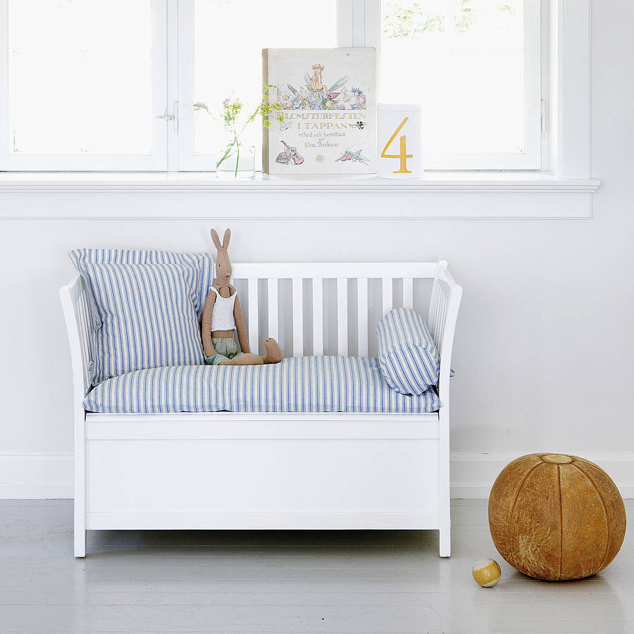 Child Storage Bench
 Scandinavian Storage Bench Three Colours By Nubie Modern