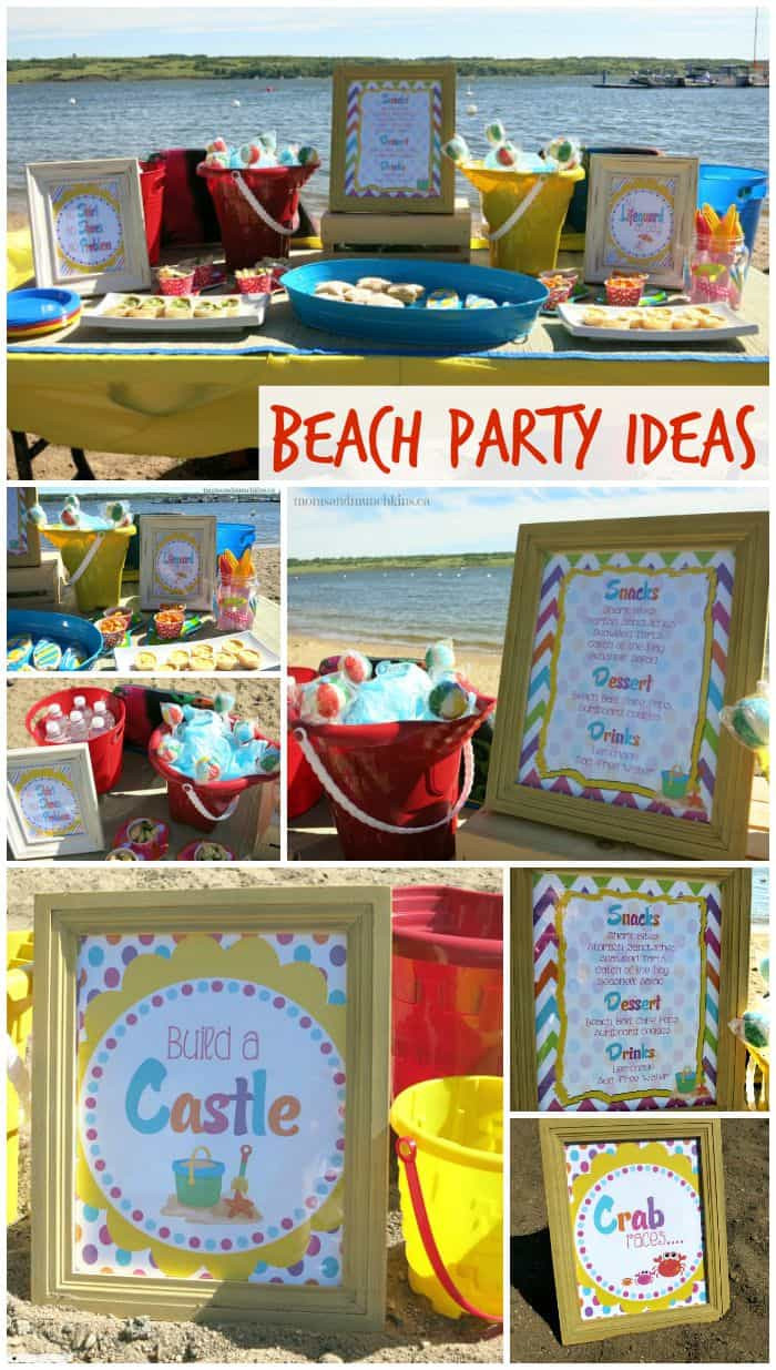 Children Beach Party Ideas
 Beach Birthday Party Ideas Moms & Munchkins
