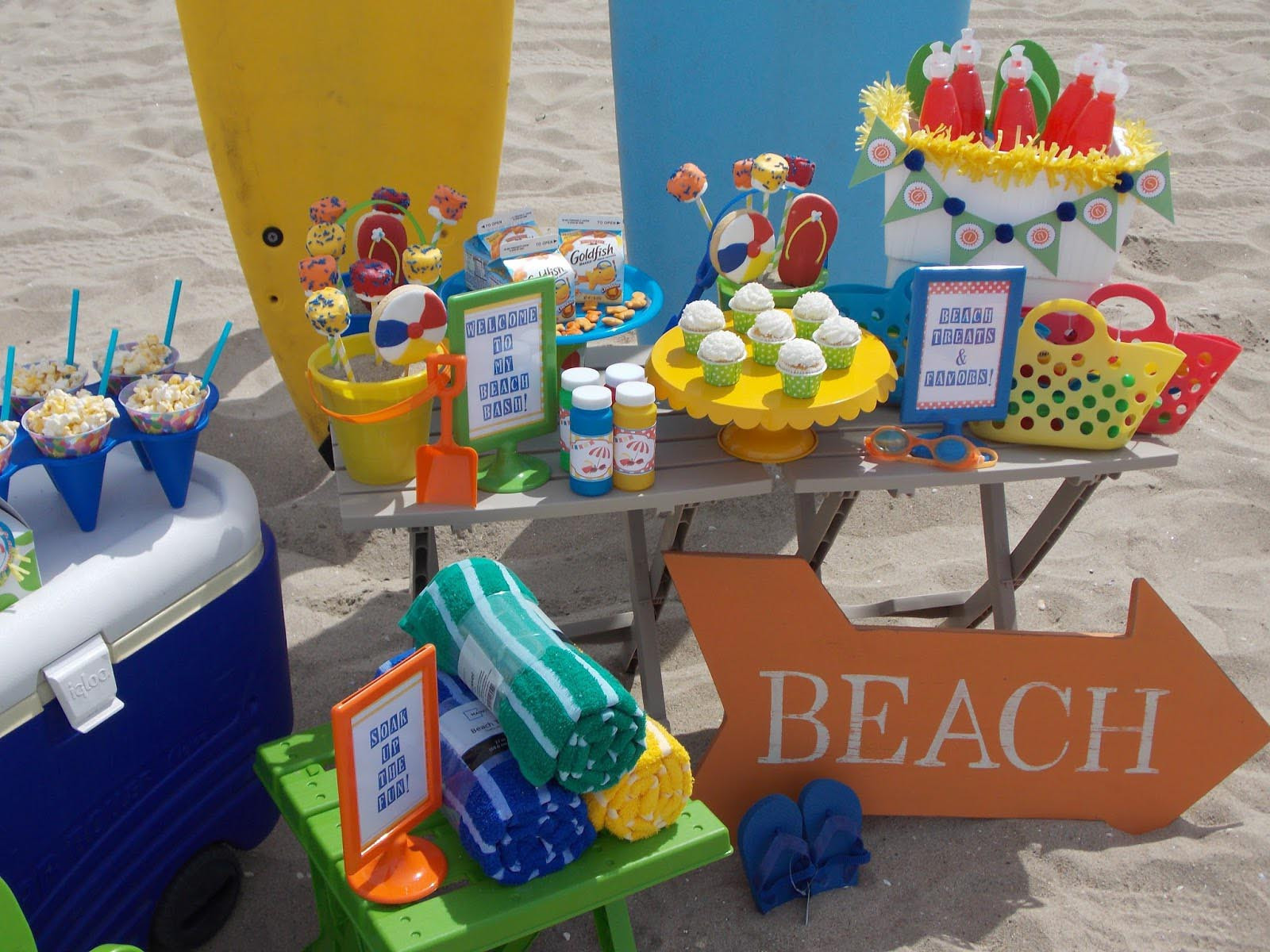 Children Beach Party Ideas
 Beach Themed Kid Birthday Party