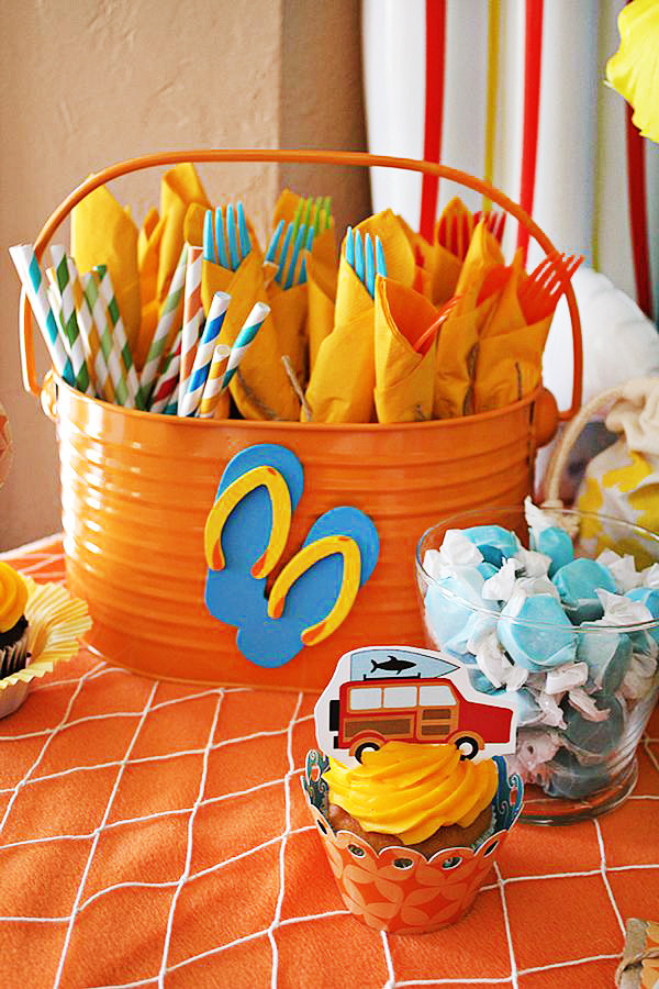Children Beach Party Ideas
 Cheer s to Summer Surfer Style Kids Pool Party Ideas