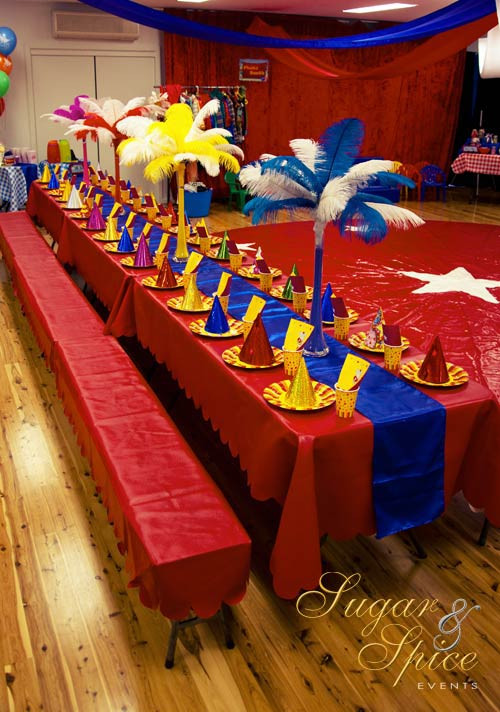 Children Party Location
 Kids Party Venue Circus Spectacular Birthday Parties