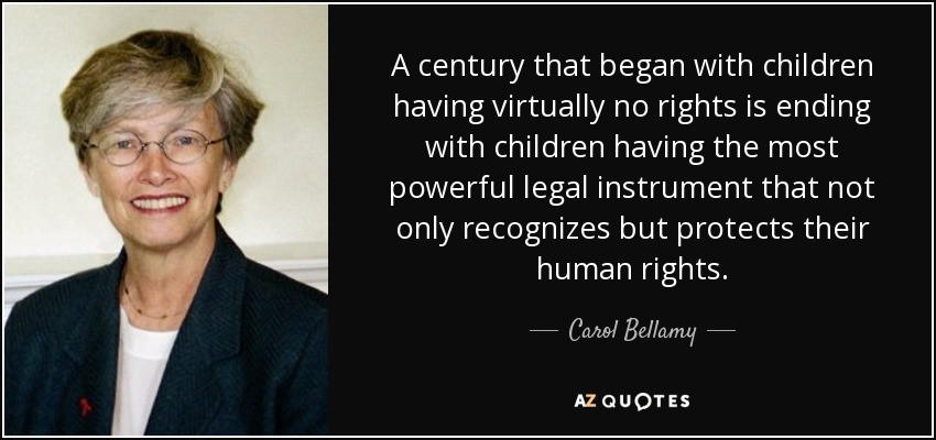 Children Rights Quotes
 TOP 25 QUOTES BY CAROL BELLAMY