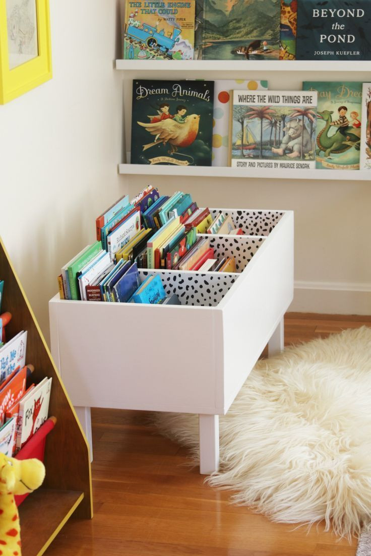 Children'S Storage Bins
 DIY BOOK BIN baby room ideas DIY BOOK BIN make book