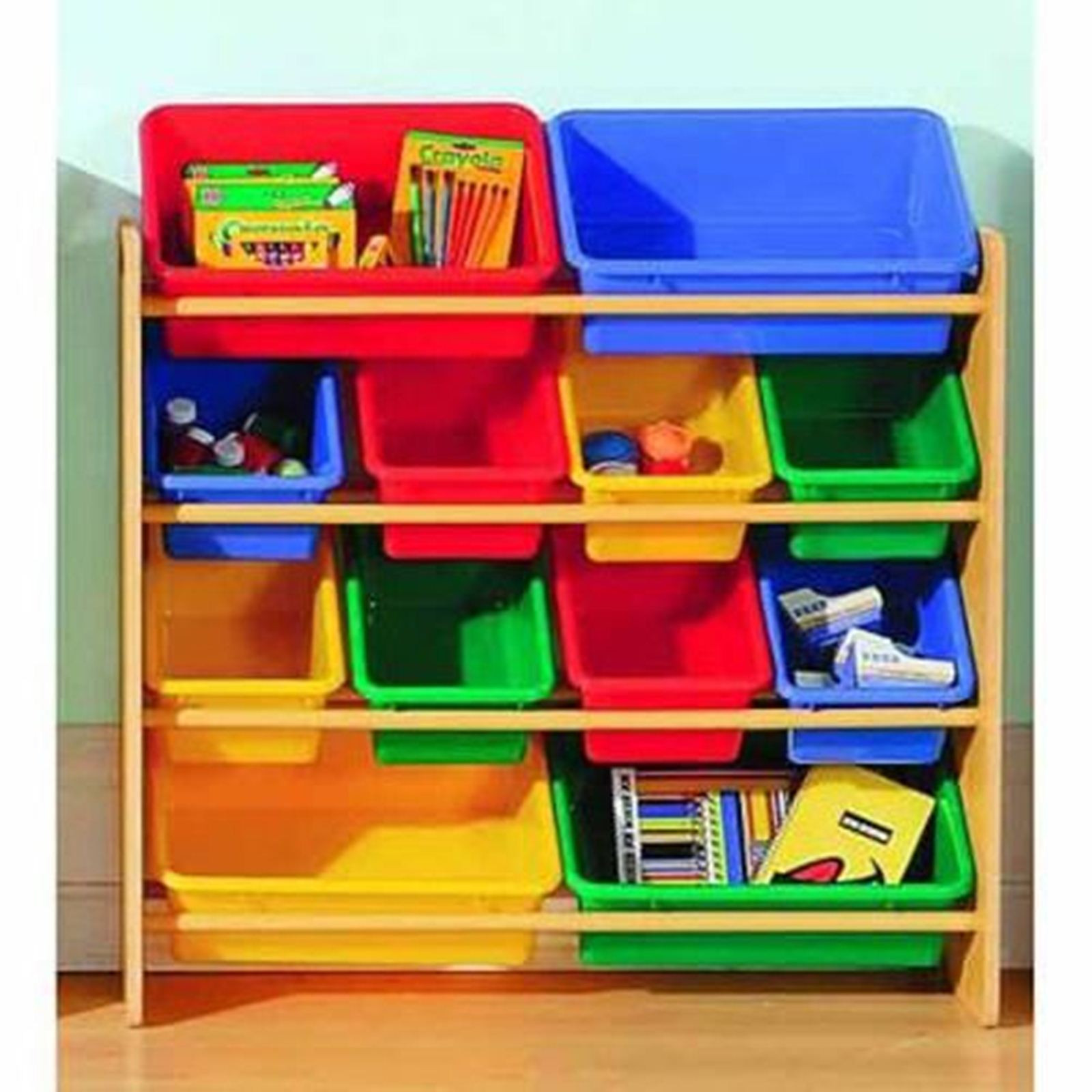 Children'S Storage Bins
 Essential Home Kids 12 Bin Organizer