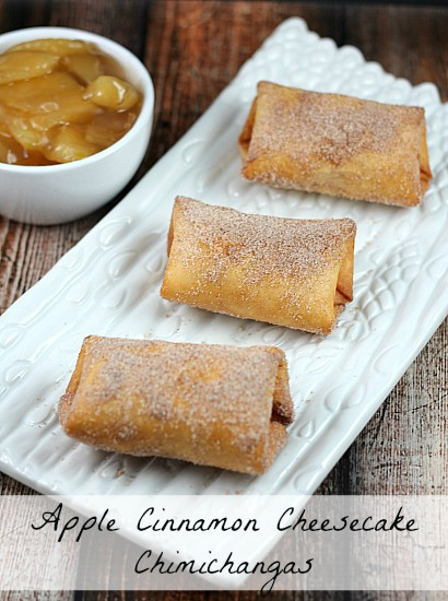 Chimi Cheese Cake
 Apple Cinnamon Cheesecake Chimichangas Moments With Mandi