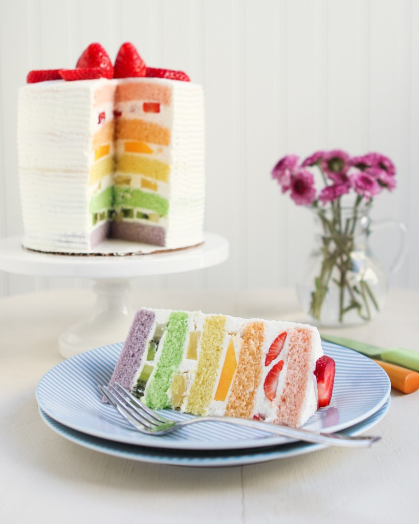 Chinese Birthday Cake Recipe
 Thirsty For Tea Chinese Bakery Rainbow Cake